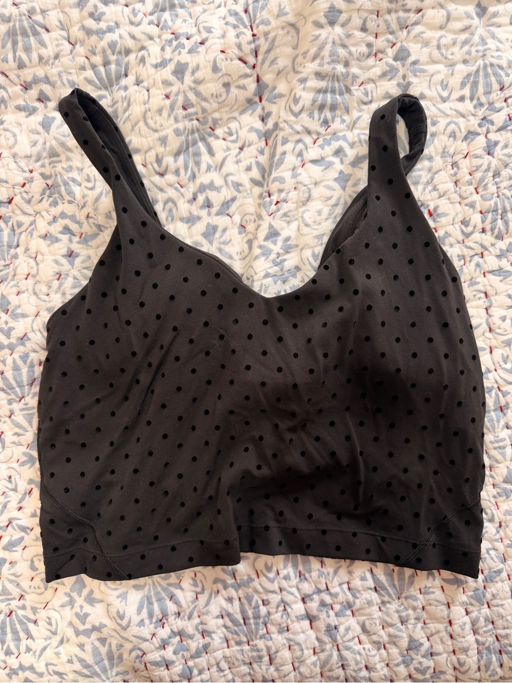 Lululemon Black Polka Dot Tank